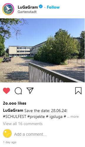Read more about the article Projektwoche IGS LuGa 2024 – by LuGaGram